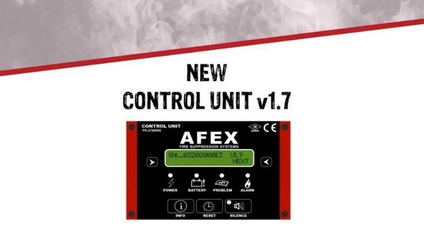 AFEX Enhances Control Unit V1.7 With Additional Features