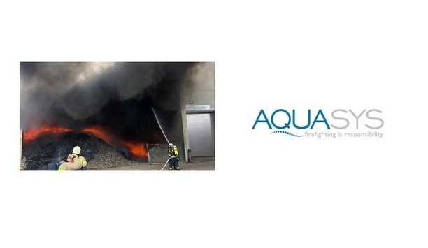 AQUASYS Prevents Fire Spreading At A Waste Disposal Plant With High-Pressure Water Mist System