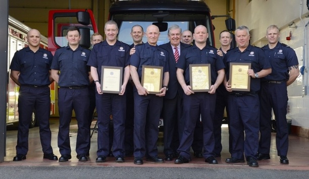 Blue Watch Firefighter Crews And Darren Fenton Receive Tyne And Wear Fire Authority And CFO’s Commendations