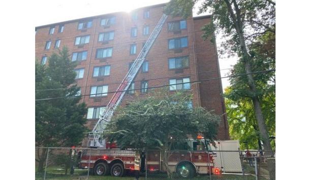 Branchville Volunteer Fire Company's E811B Responded To An Apartment Fire In Hyattsville