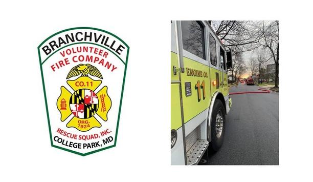 Branchville Volunteer Fire Company’s E811B Gets Alerted For A Structure Fire On The Navahoe Street
