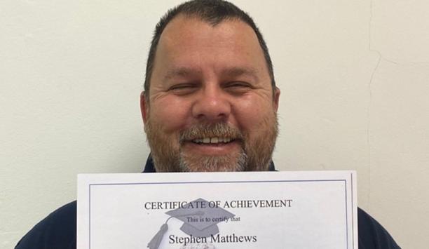 Checkmate Fire Congratulates Stephen Matthews For Passing The Association For Specialist Fire Protection Foundation Course