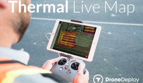 DroneDeploy's Thermal Live Map Provides Real-time Thermal Mapping Technology For Commercial Drones
