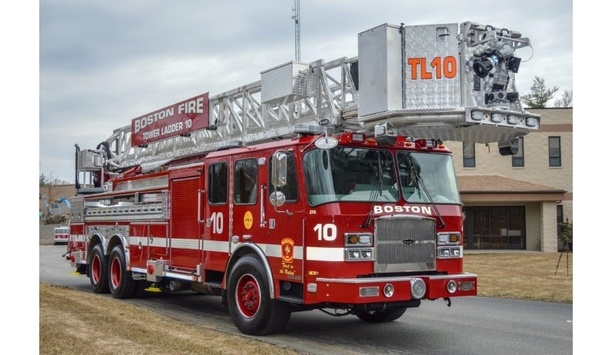 E-One Delivers A 95-Platform Truck To Boston Fire Department