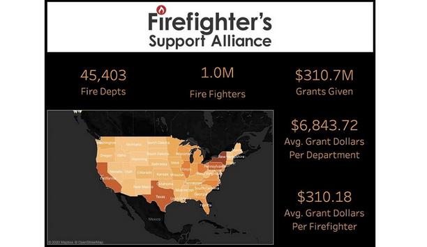 Firefighters Support Alliance Launches An Interactive Map With Economic Impact Of Firefighters