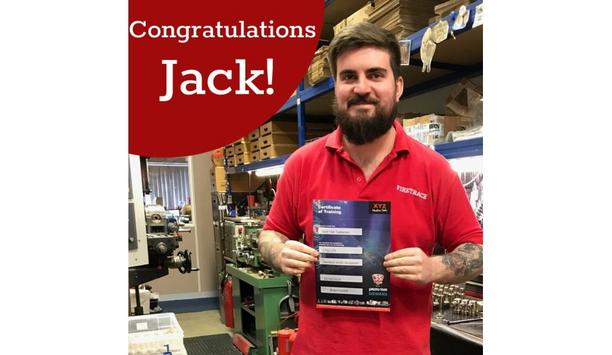Firetrace Congratulates Jack For Being Qualified For Operating Machining Centers By XYZ Machine Tools