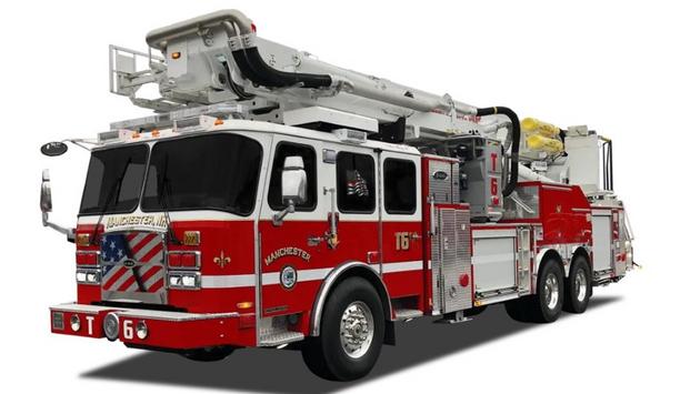 E-ONE Delivers First Bronto F135RLX Aerial Platform To Manchester Fire Department In New Hampshire, USA