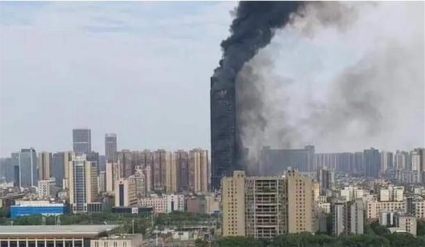 FPA Announces That Blaze At Telecommunications Firm In Central China Sees 42-Storey Building Engulfed In Flames