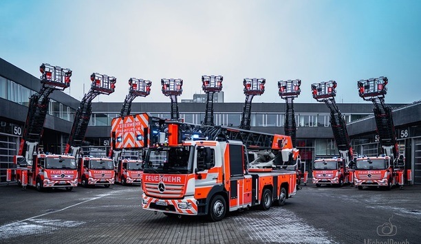 Rosenbauer Provides 10 New Aerial Ladders To Frankfurt Fire Department
