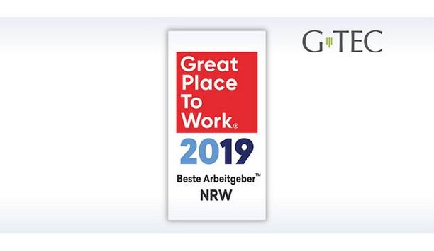 G-TEC Announces It Has Been Conferred With Great Place To Work Award For 2019