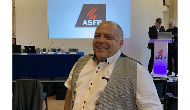Ian Outram, Newly Elected For The Association For Specialist Fire Protection (ASFP) Council