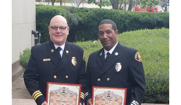 Los Angeles County Fire Department Team Members Recognized For Supporting The Harbor Interfaith Homeless Shelter