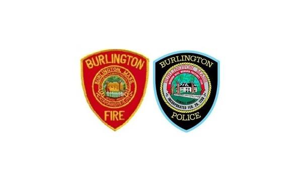 Burlington Police And Fire Departments Organize Event To Show Support For Lahey Hospital Employees