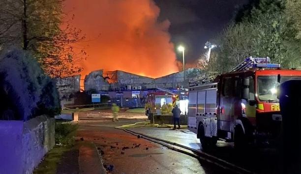 Lancashire Industrial Fire At Cheese Packing Facility