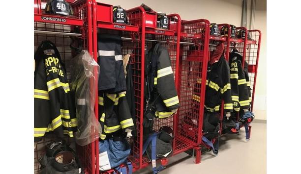Long Island, NY MacArthur Airport Fire-Rescue Deploys GearGrid Storage Systems To Securely Store Their Gear And Equipment