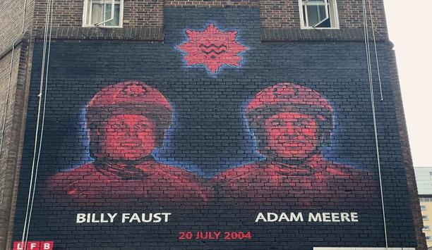 Mural Commemorates Fallen London Firefighters At Whitechapel