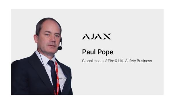 Paul Pope Joins Ajax Systems As Global Head Of Fire & Life Safety Business