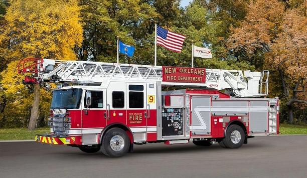 Pierce Delivers New Aerial Ladders To NOFD