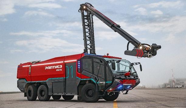 Rosenbauer's PANTHER 6x6 Electric For Airports