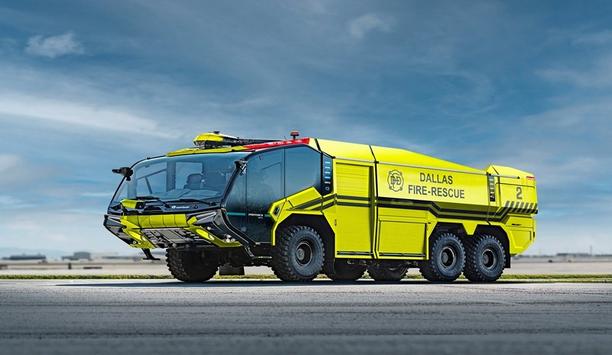 Rosenbauer PANTHER 6x6 Electric Vehicle Deployed At Dallas Love Field Airport