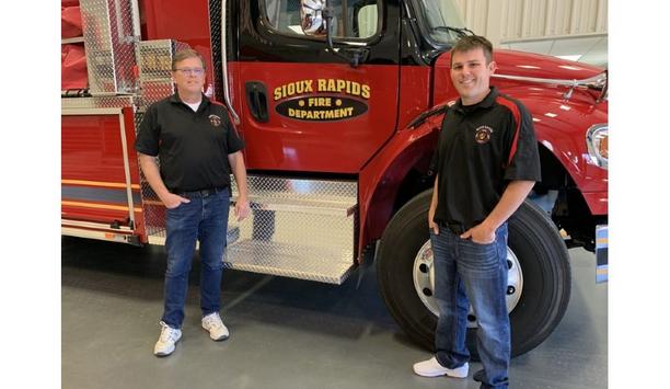 Sioux Rapids Fire Department’s Firefighters Become Nostalgic While Picking Up A New Toyne Fire Pumper Vehicle