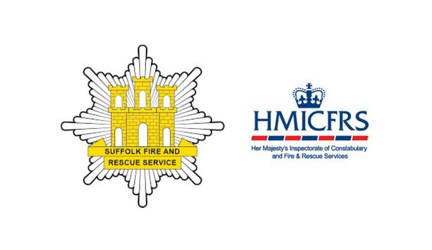 Suffolk Fire And Rescue Service Recognized For Their COVID-19 Response By Her Majesty's Inspectorate Of Constabulary And Fire & Rescue Services