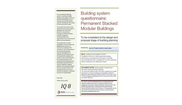 FPA Publishes Building System Questionnaire For Permanent Stacked Modular Buildings