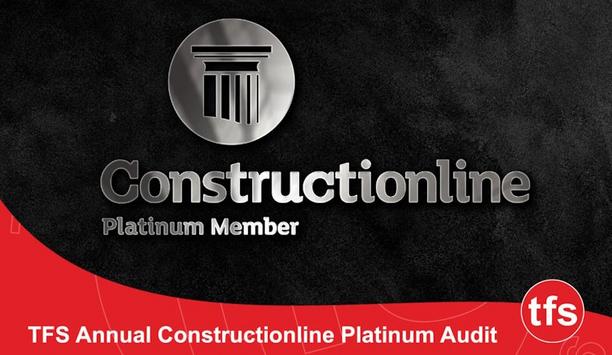 Trustee Fire & Security (TFS) Passes Its Annual Constructionline Platinum Audit