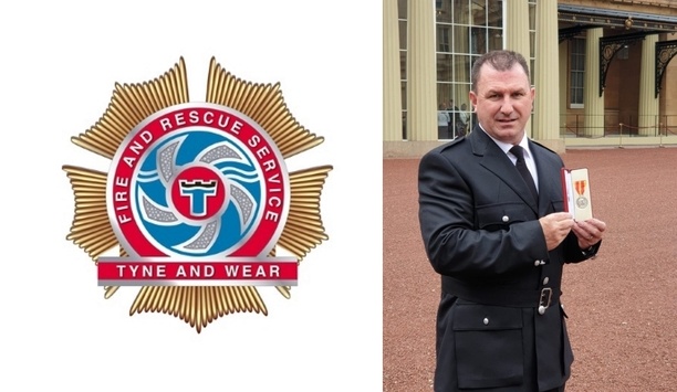 Firefighter Tommy Richardson Receives Queen’s Fire Service Medal From Prince William