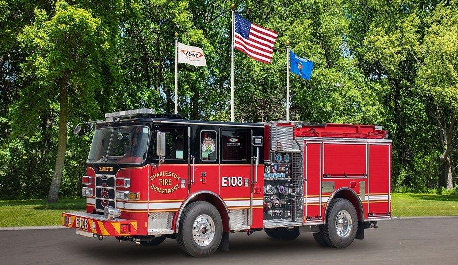 Pierce Delivers 2 Arrow XT Pumpers, A Saber Pumper To Charleston Dept ...