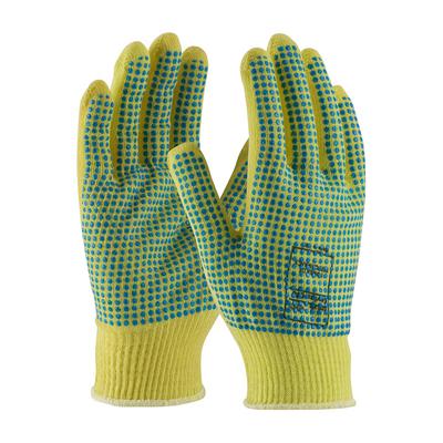 Protective Industrial Products 08-K200PDD Seamless Knit Kevlar® Glove with Double-Sided PVC Dot Grip - Light Weight