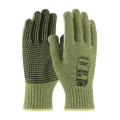 Protective Industrial Products 08-KA740PD Seamless Knit ACP / Kevlar® Blended Glove with PVC Dot Grip and Polyester Lining - Economy Weight