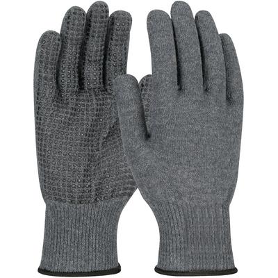 Protective Industrial Products 08-KAB750PD Seamless Knit ACP / Kevlar® Blended Glove with PVC Dot Grip - Lightweight