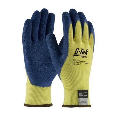 Protective Industrial Products 09-K1310V Seamless Knit Kevlar® Glove with Latex Coated Crinkle Grip on Palm & Fingers - Vend-Ready