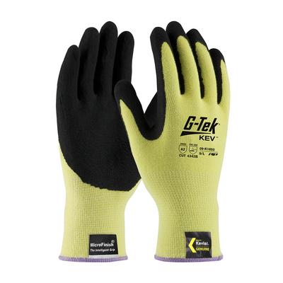 Protective Industrial Products 09-K1650 Seamless Knit Kevlar® Glove with Nitrile Coated MicroFinish Grip on Palm & Fingers