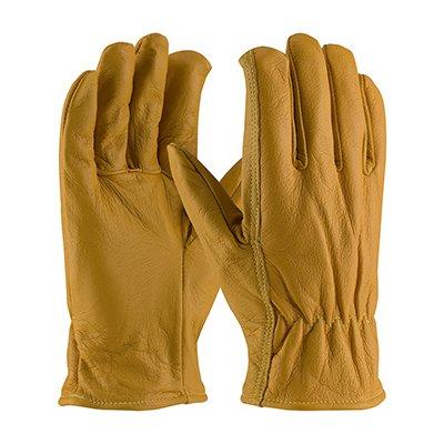 Protective Industrial Products 09-K3700 Top Grain Goatskin Leather Drivers Glove with Kevlar® Liner - Straight Thumb