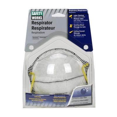 Protective Industrial Products 10102485 N95 Harmful Dust Disposable Respirator with Odor Filter