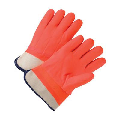 Protective Industrial Products 1017ORF PVC Dipped Glove with Foam over Jersey Lining - Rough Finish