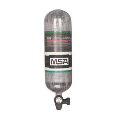 MSA 10183008 4500 PSIG, 45-Min., High-Pressure Carbon Cylinder, Threaded Connection