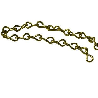 South park corporation 106F Plain Brass Jack Chain for Caps and Plugs, sold per foot