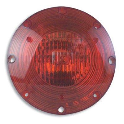 Akron Brass 1080-1106-10 School Bus Warning Light, Halogen, Red, Ground Wire