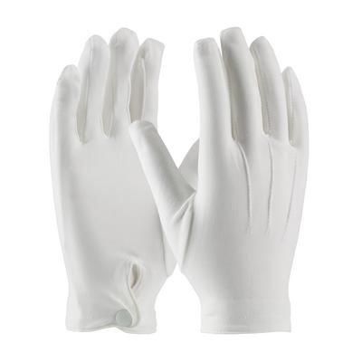 Protective Industrial Products 130-650WL 100% Stretch Nylon Dress Glove with Raised Stitching on Back - Snap Closure