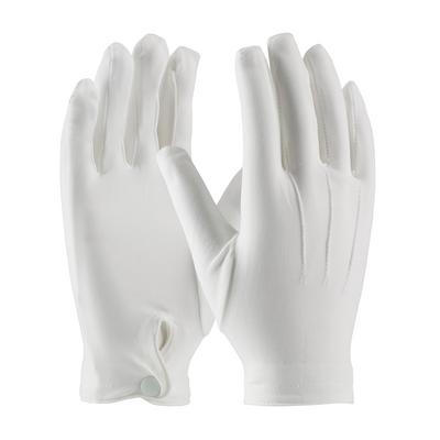 Protective Industrial Products 130-650WM 100% Stretch Nylon Dress Glove with Raised Stitching on Back - Snap Closure