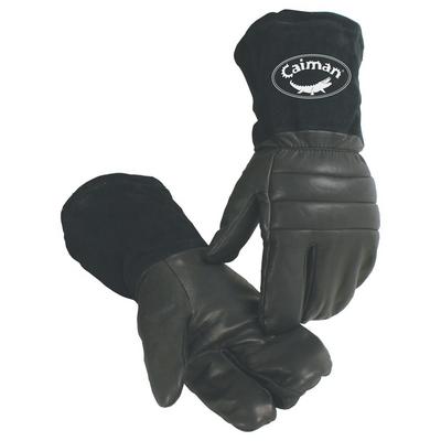 Protective Industrial Products 1398 Premium Goat Grain Leather Glove with Polapile™ Insulation - Gauntlet Split Cowhide Cuff