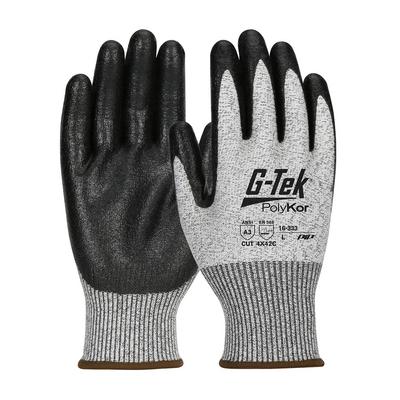 Protective Industrial Products 16-333 Seamless Knit PolyKor® Blended Glove with Nitrile Coated MicroSurface Grip on Palm & Fingers