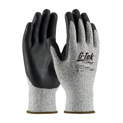 Protective Industrial Products 16-334 Seamless Knit PolyKor® Blended Glove with Nitrile Coated Foam Grip on Palm & Fingers