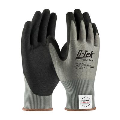 Protective Industrial Products 16-X310 Seamless Knit PolyKor® Xrystal® Blended Glove with Nitrile Coated MicroSurface Grip on Palm & Fingers