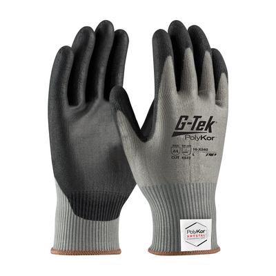 Protective Industrial Products 16-X540 Seamless Knit PolyKor® Xrystal® Blended Glove with Polyurethane Coated Flat Grip on Palm & Fingers