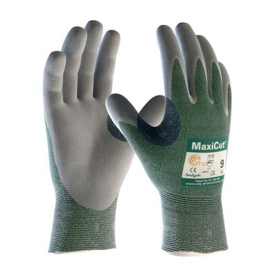 Protective Industrial Products 18-570 Seamless Knit Engineered Yarn Glove with Nitrile Coated MicroFoam Grip on Palm & Fingers