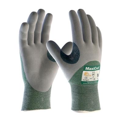 Protective Industrial Products 18-575 Seamless Knit Engineered Yarn Glove with Nitrile Coated MicroFoam Grip on Palm, Fingers & Knuckles